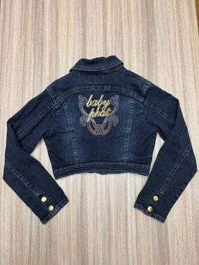 Y2K Vintage Baby Phat Mini Jean Jacket Size Small Women’s Cropped Style